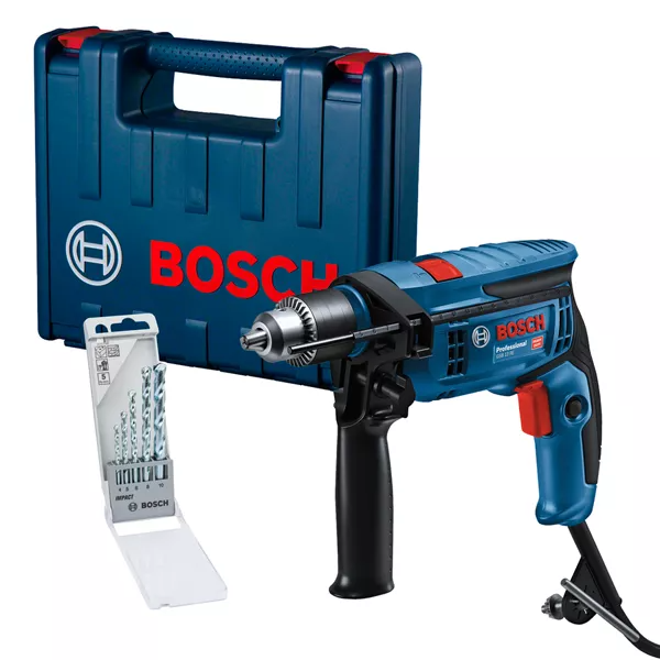 Furadeira Bosch Profissional 127V - GSB13RE MALA+KIT 5BROCAS