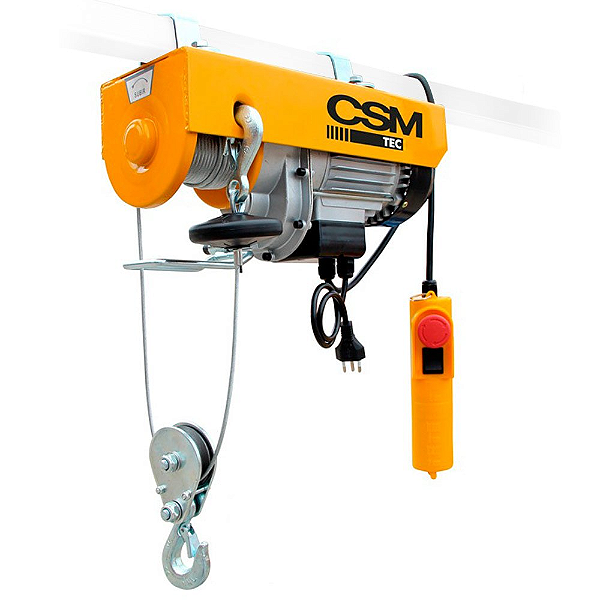 Guincho Elétrico CSM - Tec 300/600KG C/Motor Mono 127V - Sem Caçamba