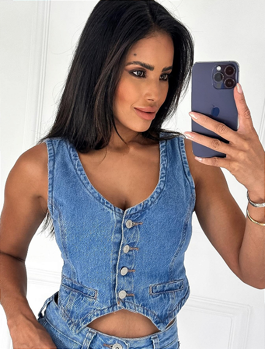 Colete Jeans