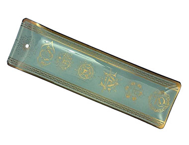 Incensário Régua Reiki em Vidro (22cm)