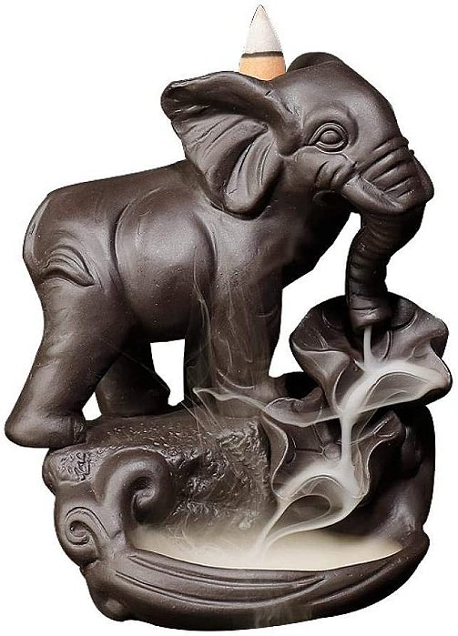 Incensário Cascata de Fumaça Elefante (17cm)