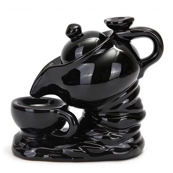 Incensário Cascata de Fumaça Bule com Caneca (18cm)