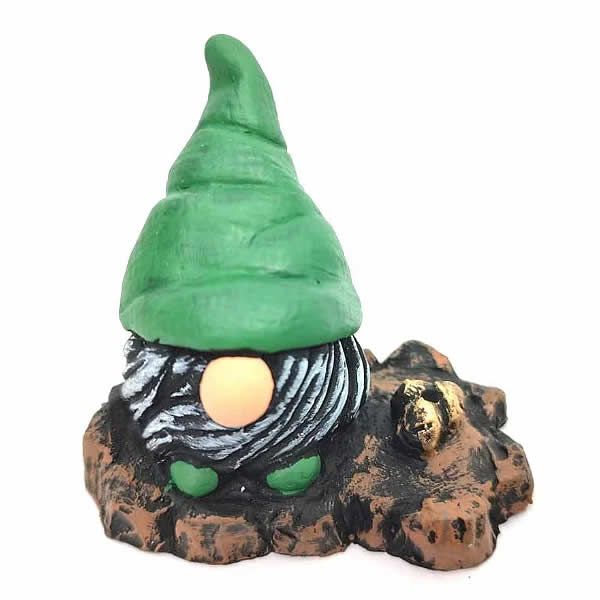 Incensário Gnomo da Saúde Física e Espiritual (Verde)