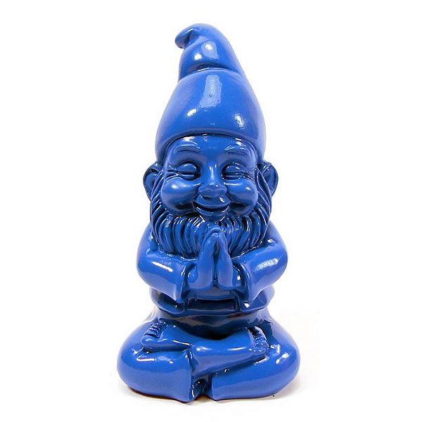 Duende do Progresso Meditando (Azul)