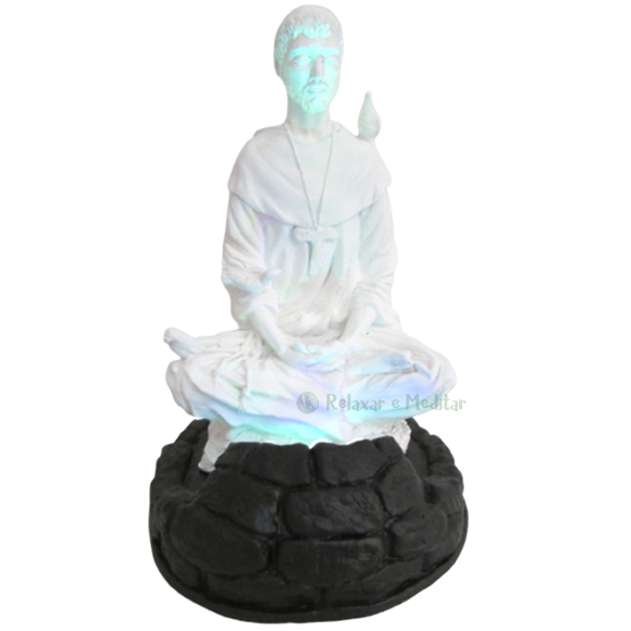 Luminária São Francisco Assis Meditando LED (Bi-Volt)