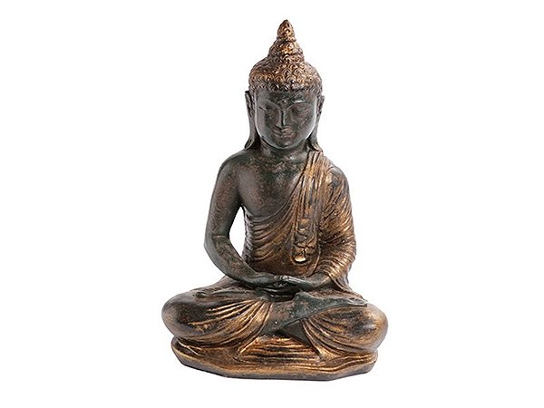 Estátua Buda Sentado Dhyana Mudra (32cm)