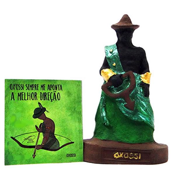Estátua Orixá Oxóssi em Resina (10cm)