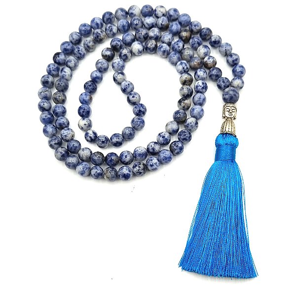 Japamala Lápis Lazuli com 108 contas