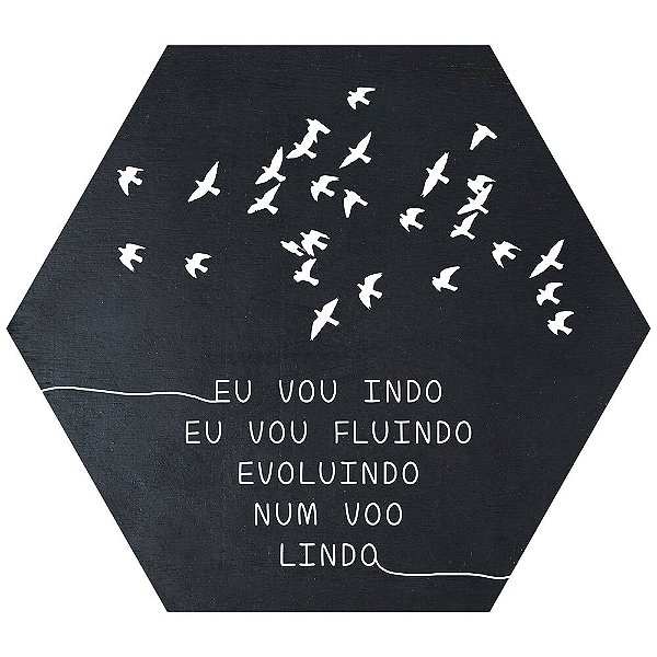 Placa Decorativa Evoluindo (25x22cm)