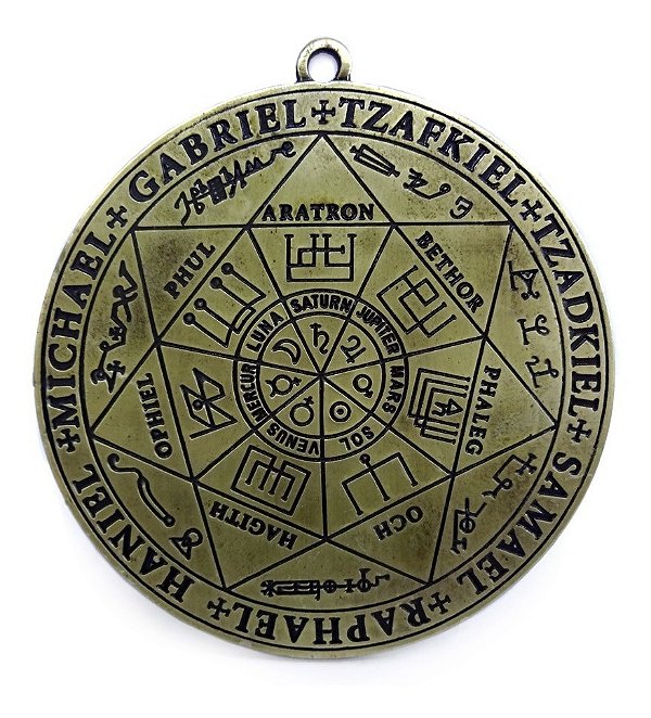Pantáculo dos Sete dos Arcanjos (10cm)