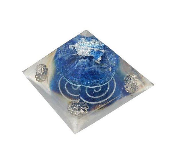 Orgonite Pirâmide São Miguel Arcanjo (Proteção)