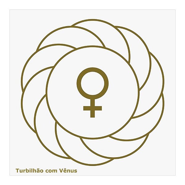 Placa Radiônica Turbilhão com Vênus (PVC)