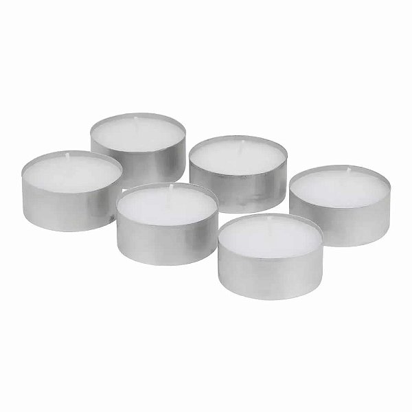 Vela Rechaud sem Aroma (Branca)