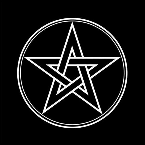 Toalha para Altar e Tarô Pentagrama (70x70cm)