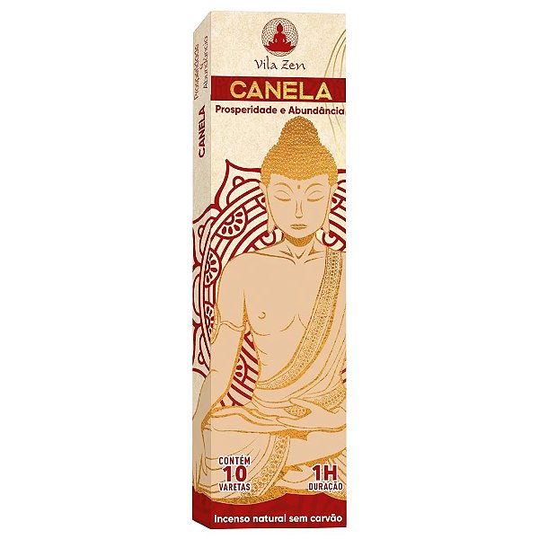 Incenso Natural Canela Sem Carvão (Prosperidade e Abundância)