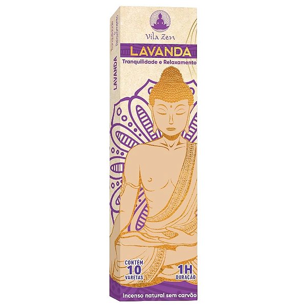 Incenso Natural Lavanda Sem Carvão (Tranquilidade e Relaxamento)