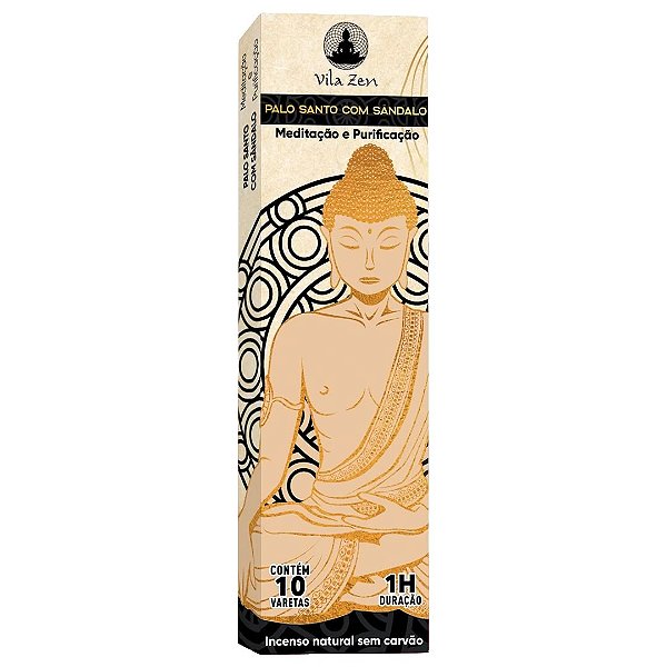 Incenso Natural Palo Santo e Sândalo Sem Carvão (Meditação e Purificação)