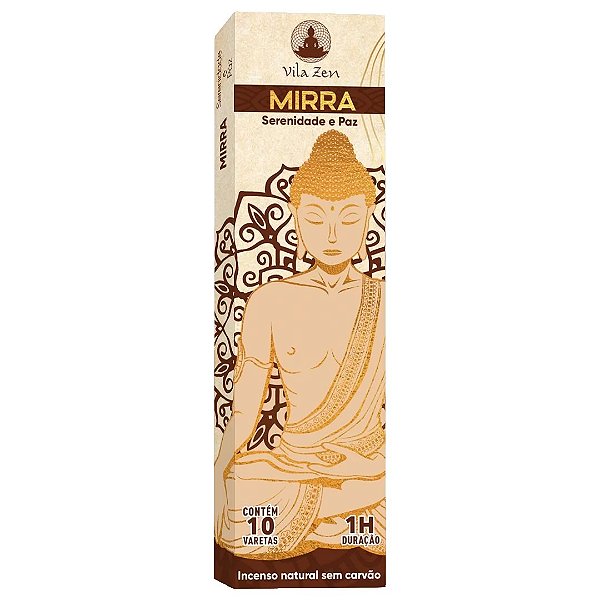 Incenso Natural Mirra Sem Carvão (Serenidade e Paz)
