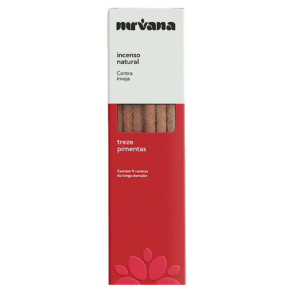 Incenso Natural Treze Pimentas 100% Natural (9 Varetas)