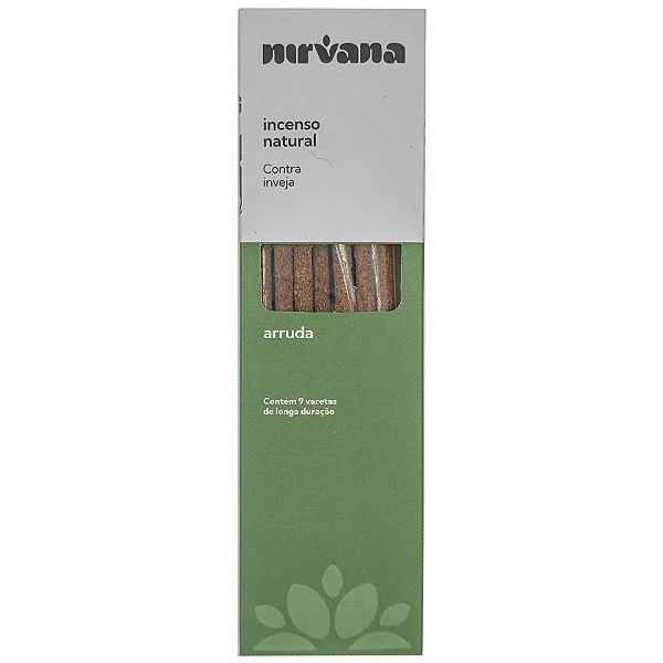 Incenso Natural Arruda 100% Natural (9 Varetas)