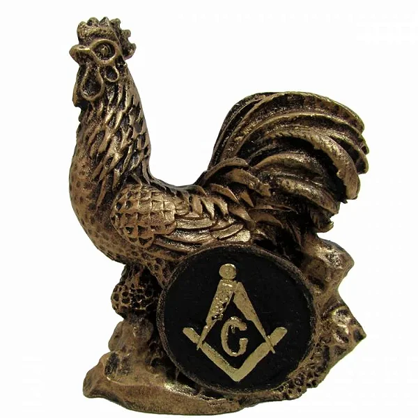 Estátua Galo Maçônico (9cm)