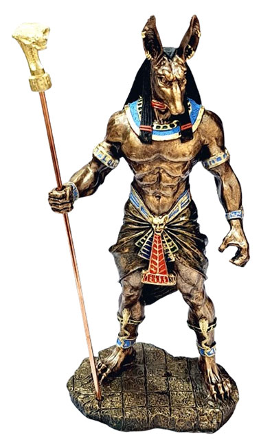 Estátua Anúbis Deus Egípcio (25cm)