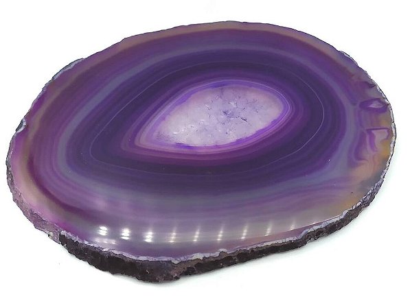 Chapa de Ágata Roxa (Média)