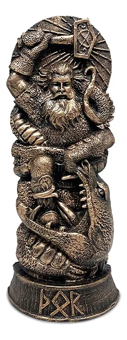 Estátua Thor Deuses Mitológicos (22cm)