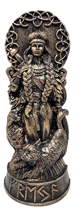 Estátua Freya Deuses Mitológicos (22cm)