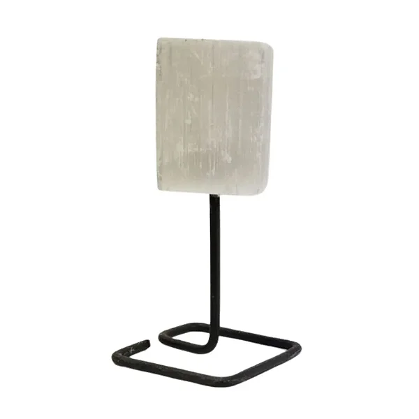 Pedra Selenita no Pedestal (Limpeza Espiritual)