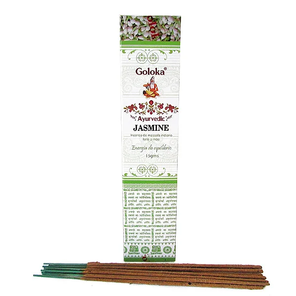 Incenso Goloka Massala Ayurvedic Jasmine