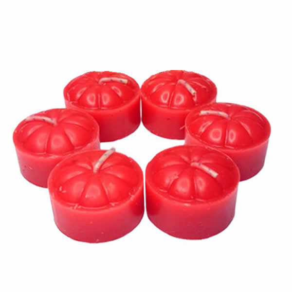 Vela Aromática de Morango com Chantily (6 unidades)