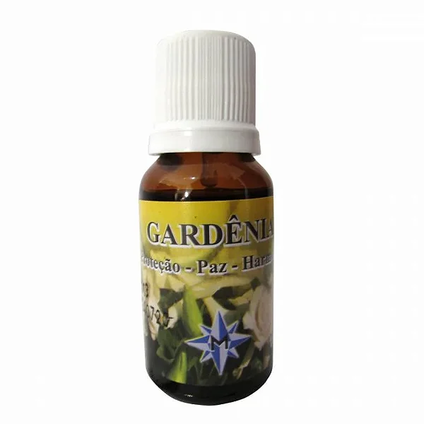 Essência Aromática Gardênia: Proteção, Paz, Harmonia (15ml)