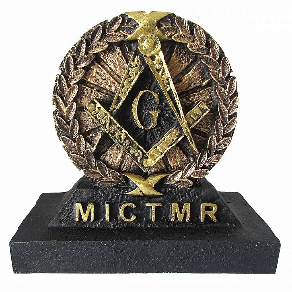 Símbolo Maçônico de Mesa em Resina (11cm)