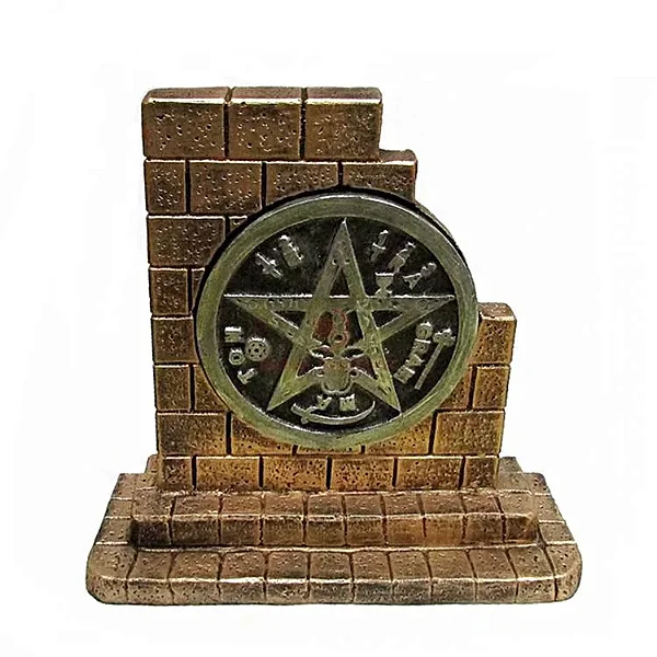 Estátua Muro com Símbolo Maçônico Tetragramaton (13cm)