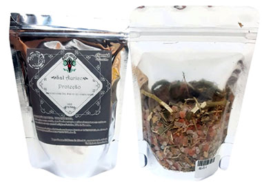 Sal Áurico com Sal Rosa do Himalaia (Proteção)