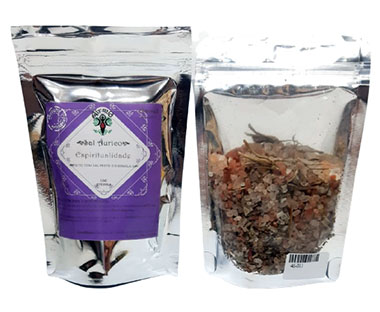 Sal Áurico com Sal Rosa do Himalaia (Espiritualidade)