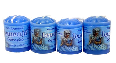 Vela Aromática dos Orixás com Pingente (Iemanjá)