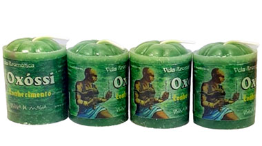 Vela Aromática dos Orixás com Pingente (Oxóssi)
