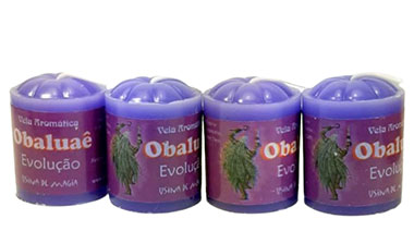 Vela Aromática dos Orixás com Pingente (Obaluaê)