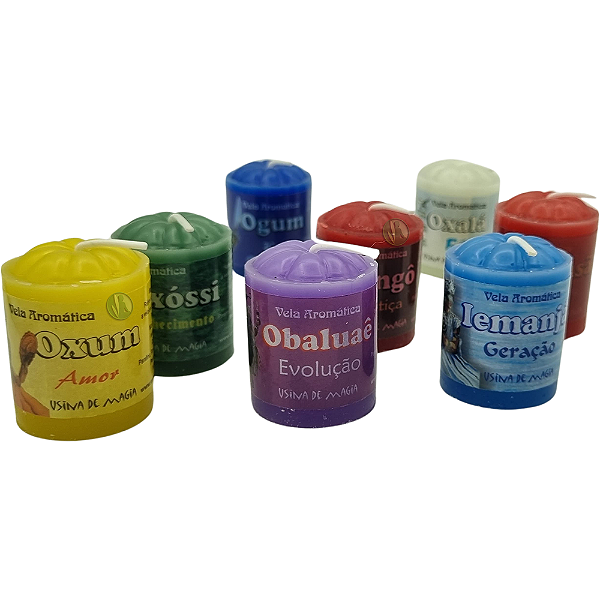 Vela Aromática dos Orixás com Pingente (9 modelos)