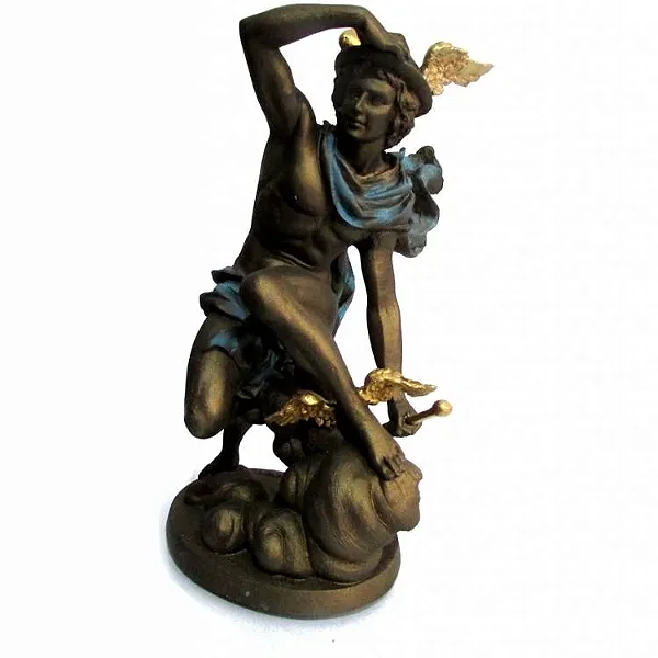 Estátua Deus Hermes Mensageiro (22cm)