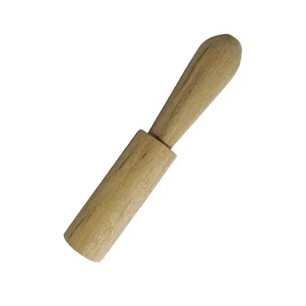Bastão de Madeira Pequeno para Sinos e Tigelas Tibetanas (13cm)