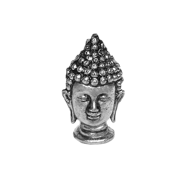 Estátua Cabeça de Buda em Metal (4cm)