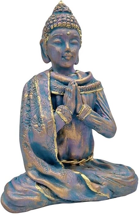 Estátua Buda Nirvana com Manto (20cm)