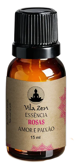 Essência Aromática Vila Zen Rosas (15ml)