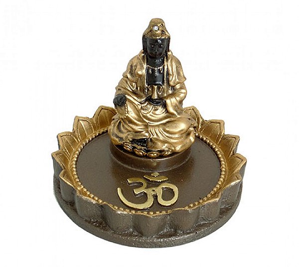 Incensário Kuan Yin com Símbolo Om (14cm)