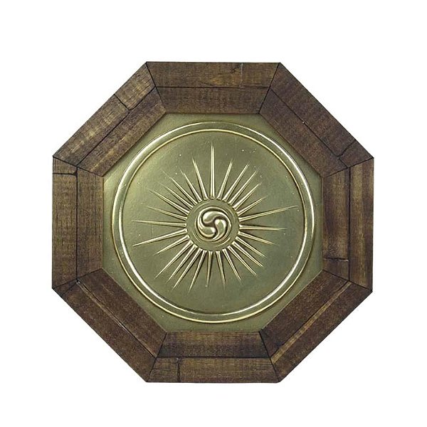 Quadro Oitavado Feng Shui Energia Vital Universal (18cm)