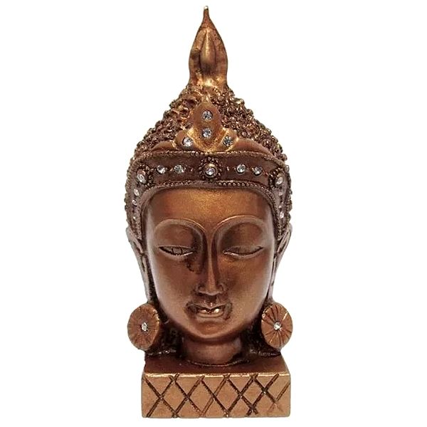 Estátua Cabeça de Buda em Resina (13cm)