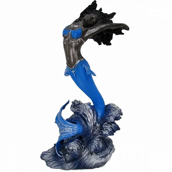 Estátua Orixá Iemanjá Sereia (25cm)